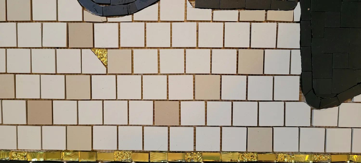 Zoom sur le tapis d'entrée du restaurant HANDY