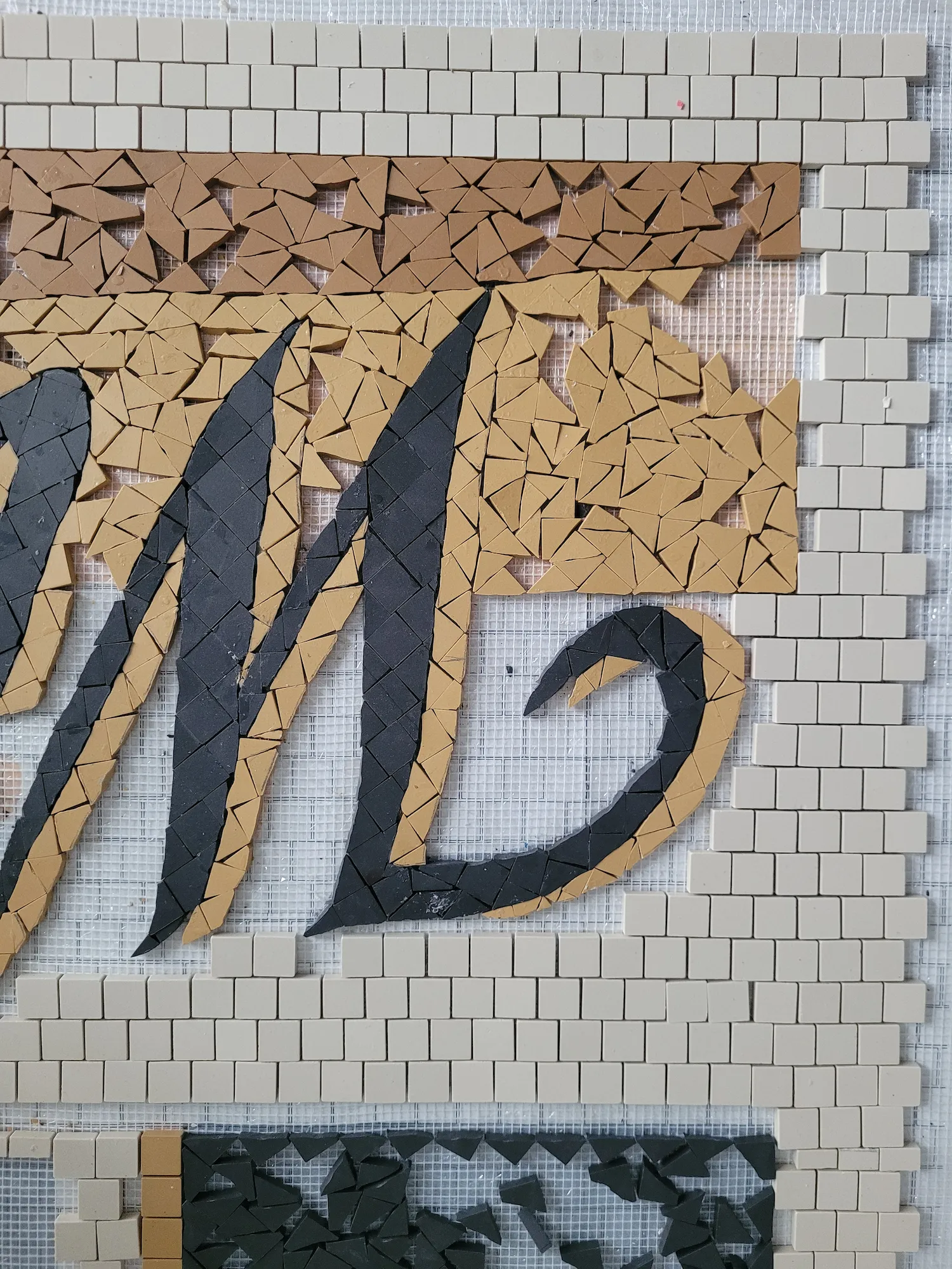 Réalisation du Tapis d'entrée du Bar Widwood