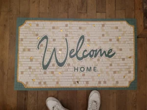 Tapis d'entrée Welcome HOME